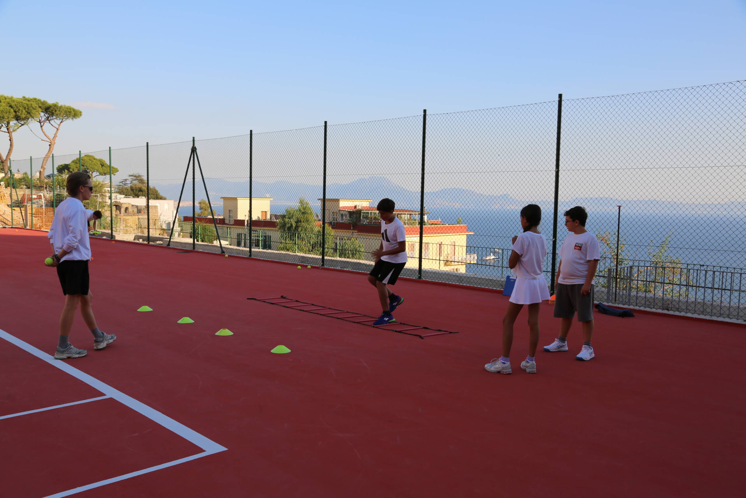 Preparazione atletica della Scuola Tennis Junior Paradise Sporting Village